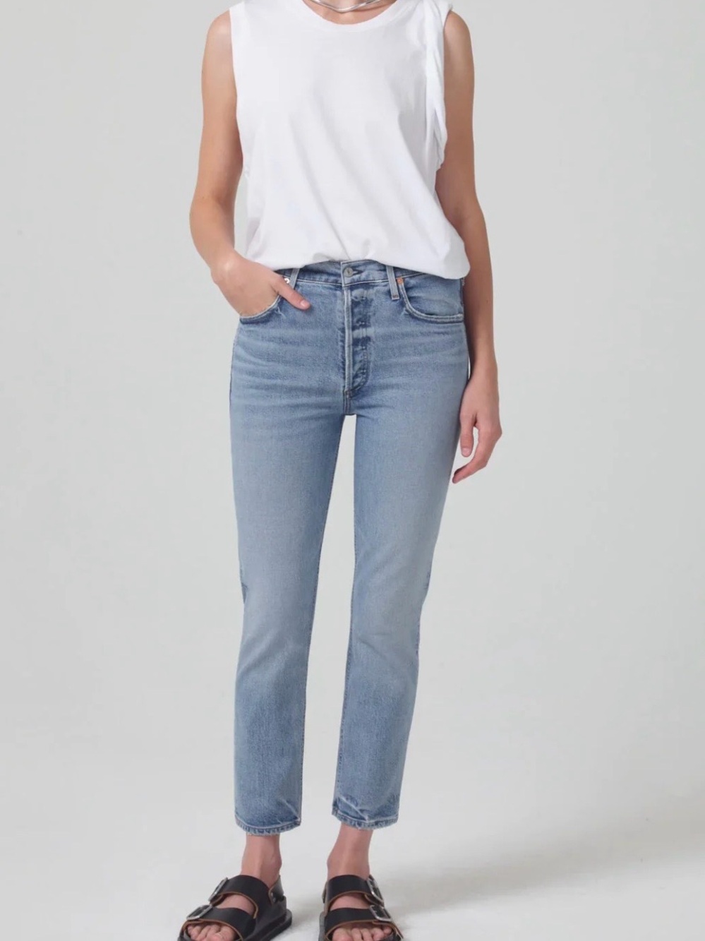 Vintage Citizens of Humanity jeans "Charlotte" High-Rise Crop